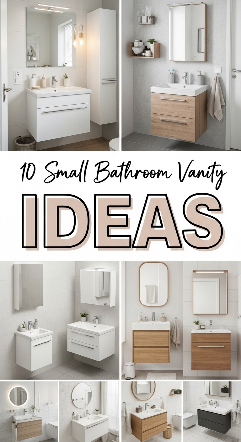 10 Modern Small Bathroom Vanity Ideas