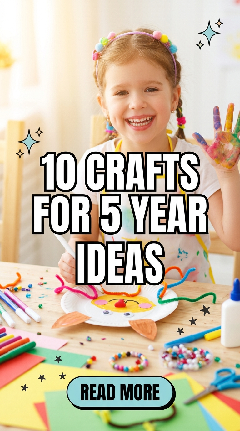 10 Crafts For 5 Year Olds Ideas