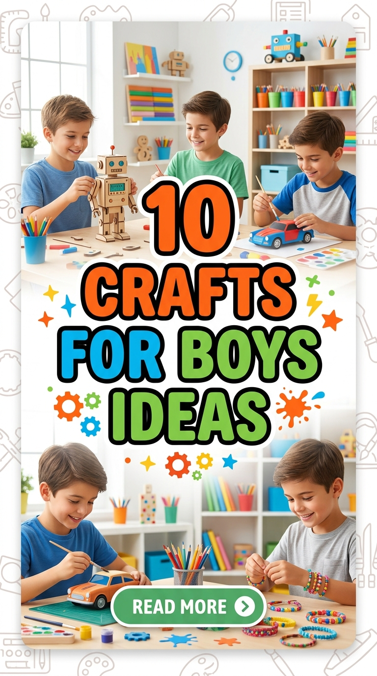 10 Crafts For Boys Ideas
