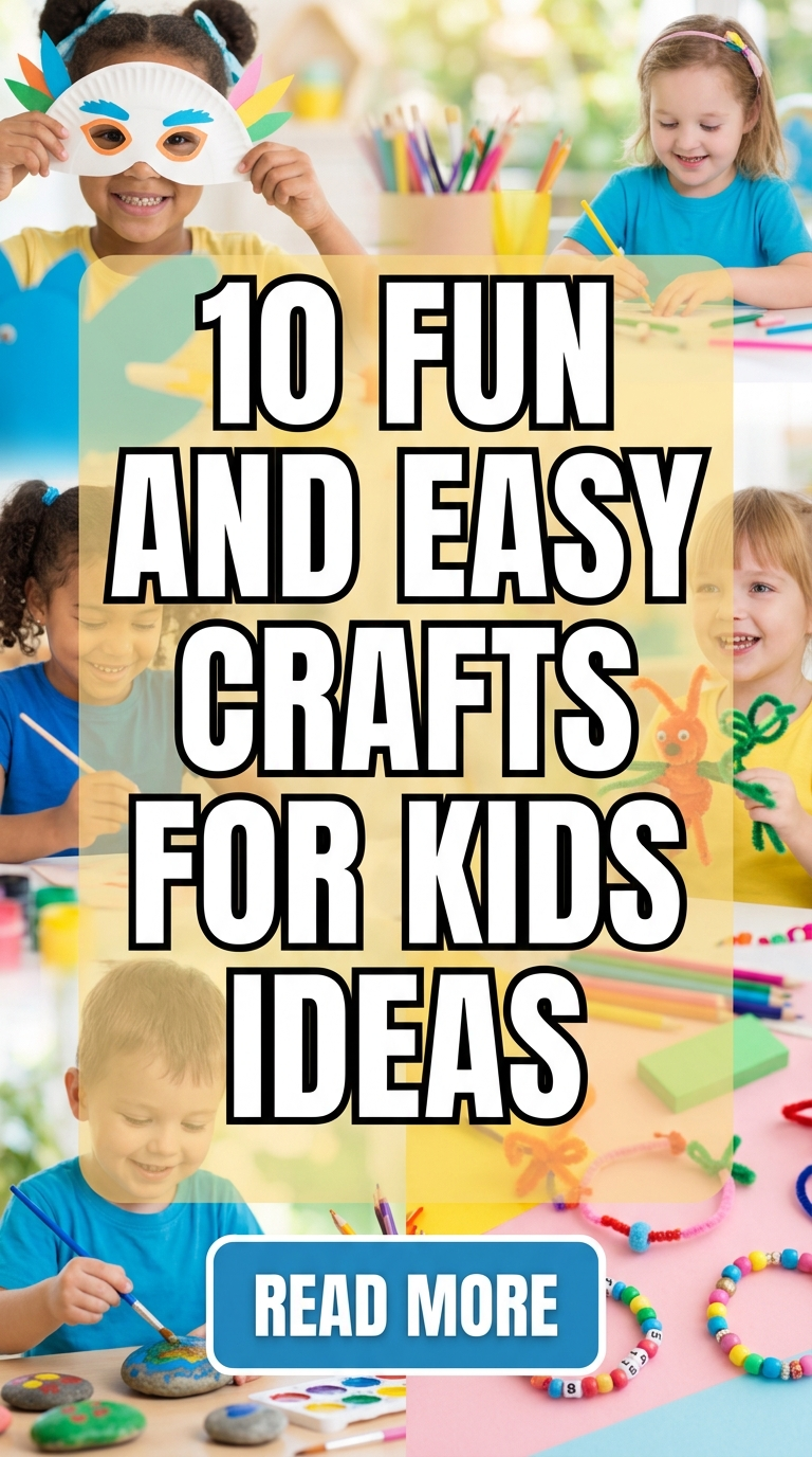 10 Fun And Easy Crafts For Kids Ideas