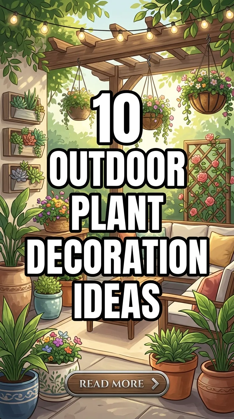10 Outdoor Plant Decoration Ideas