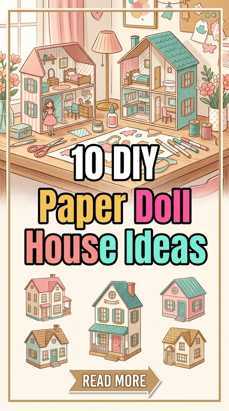 10 DIY Paper Doll House Ideas