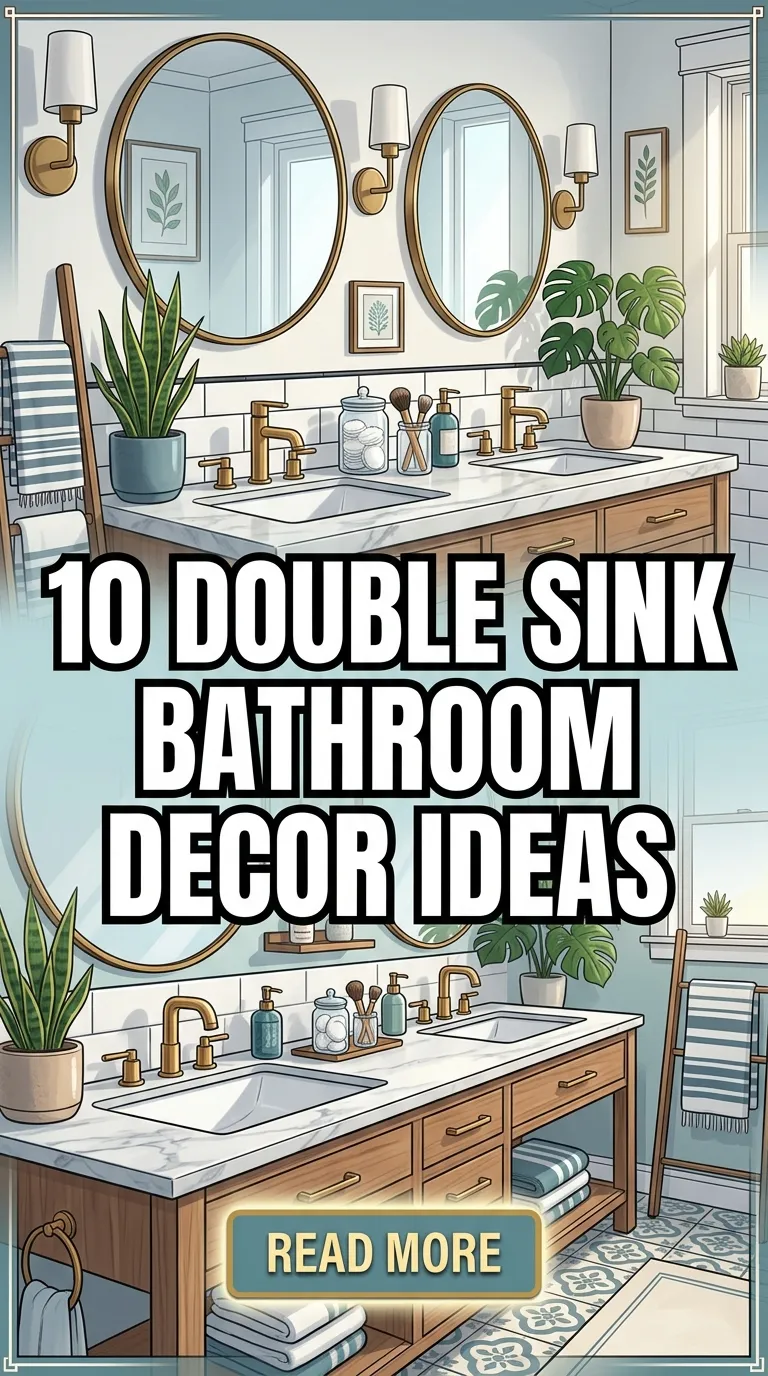 10 Double Sink Bathroom Decor Ideas