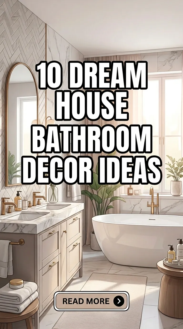 10 Dream House Bathroom Decor Ideas
