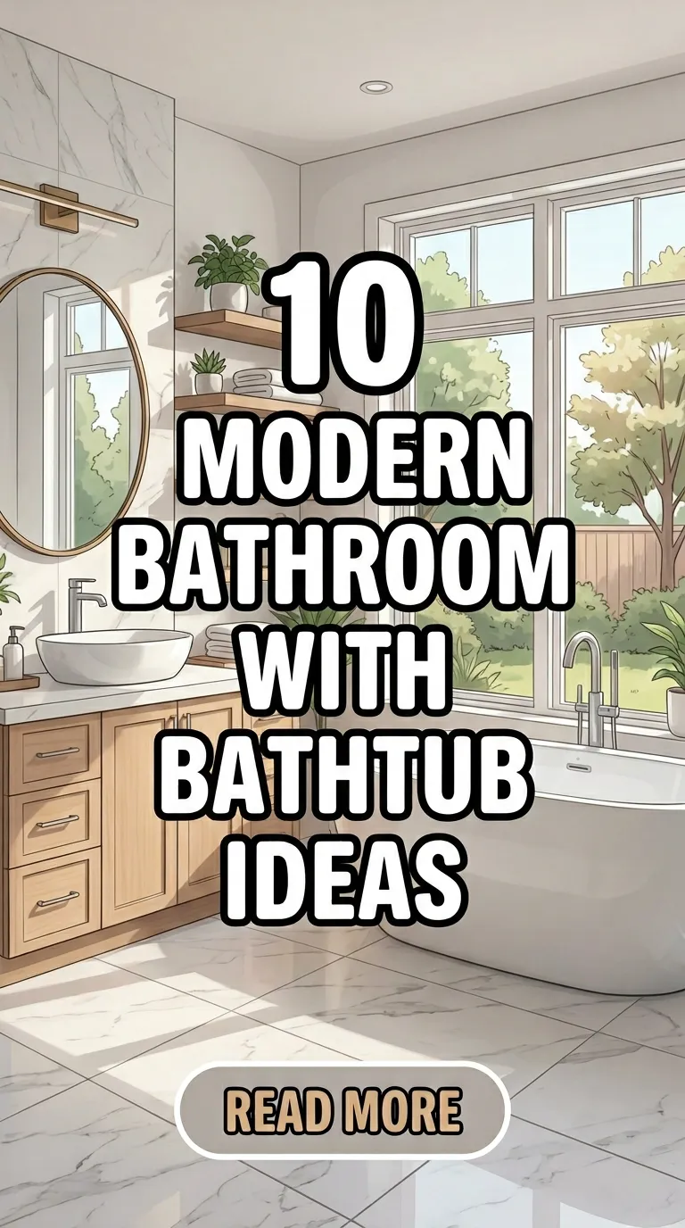 10 Modern Bathroom with Bathtub Ideas
