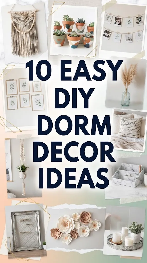 10 Easy DIY Dorm Decor Ideas