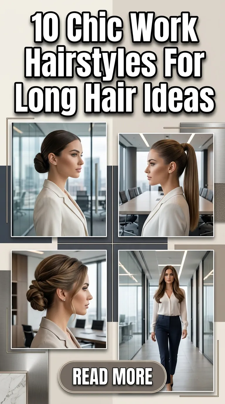 10 Work Hairstyles For Long Hair Ideas