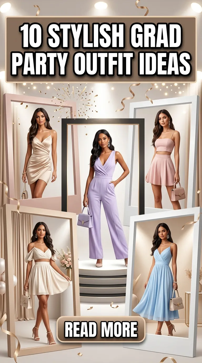 10 Stylish Grad Party Outfit Ideas