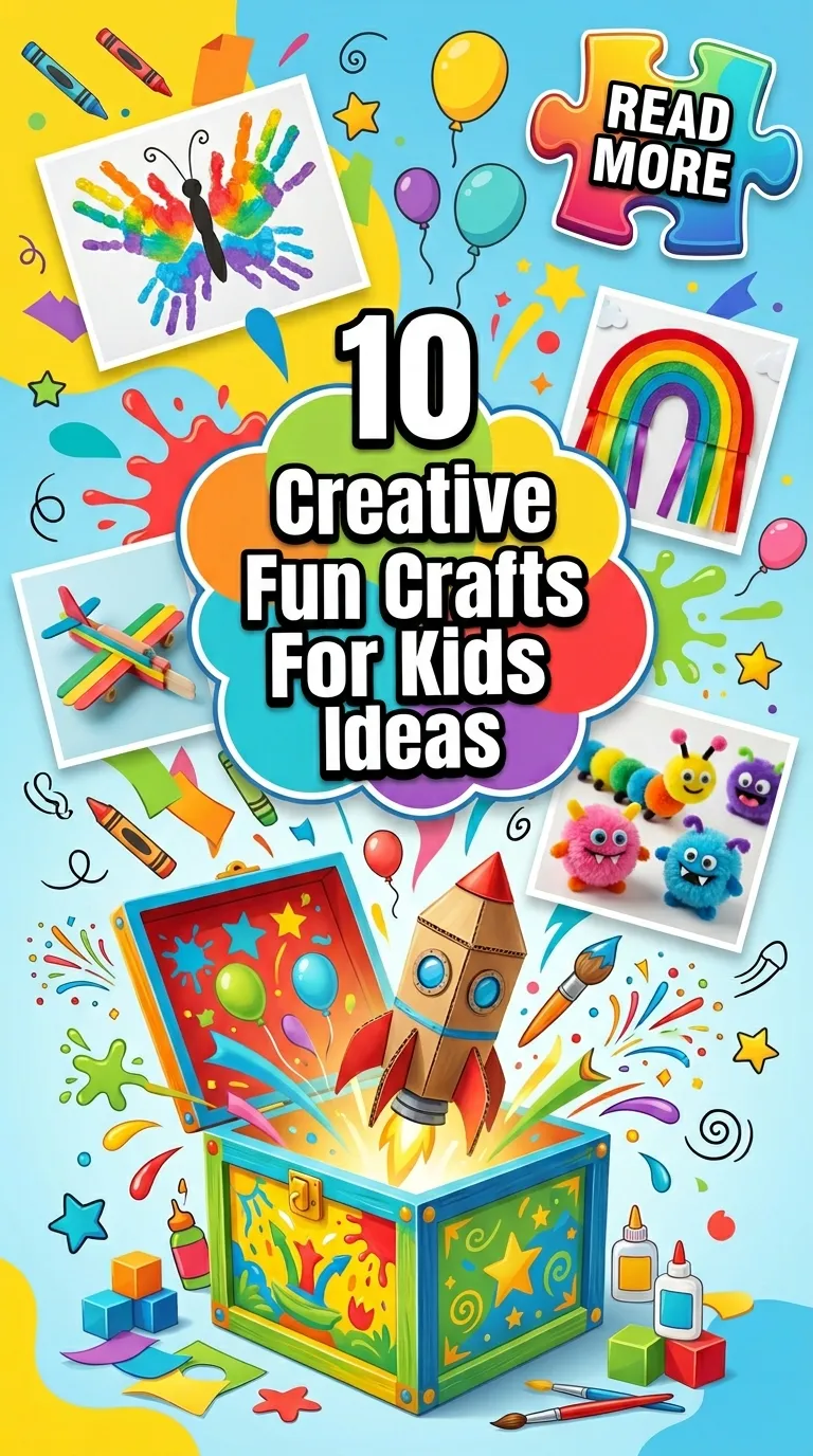 10 Creative Fun Crafts For Kids Ideas