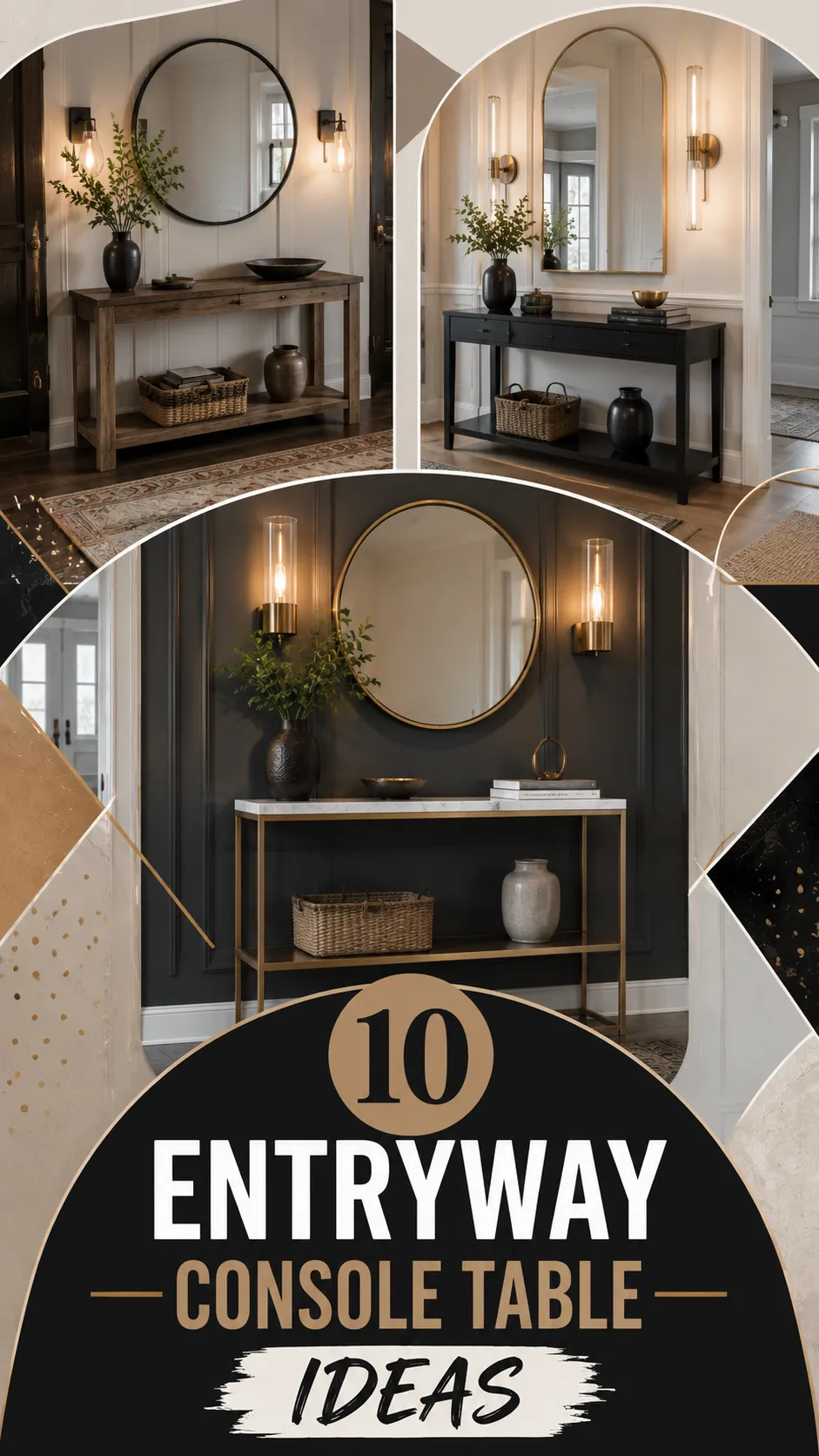 10 Entryway Console Table Ideas