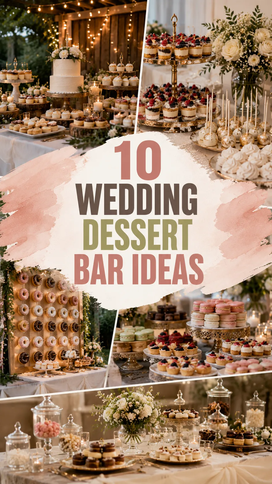 10 Wedding Dessert Bar Ideas